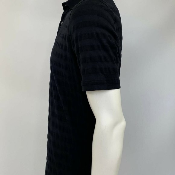 Authentic Louis Vuitton Black Striped Polo - Picture 3 of 9